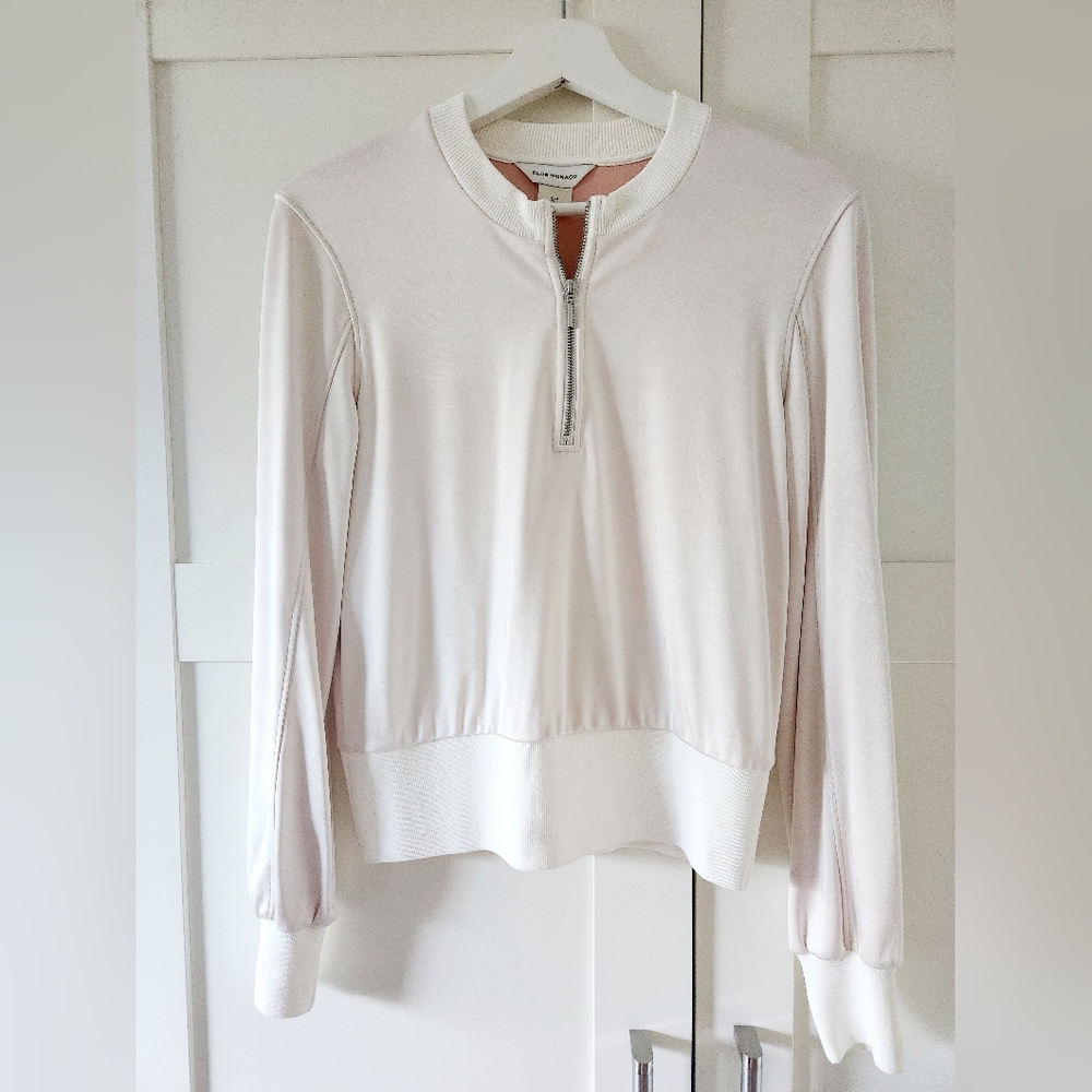 NEW Club Monaco Half Zip Sweater